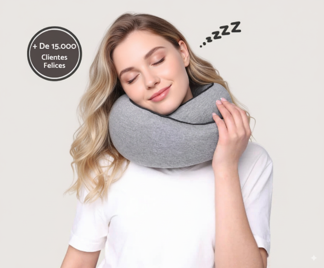 PillowFlex - Almohada de viaje Memory Foam Calidad Premium